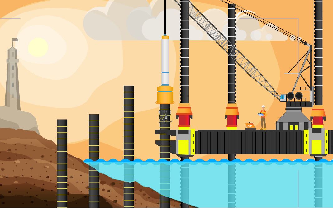 DYNAMIC LOAD TESTING OF STEEL TUBULAR PILES